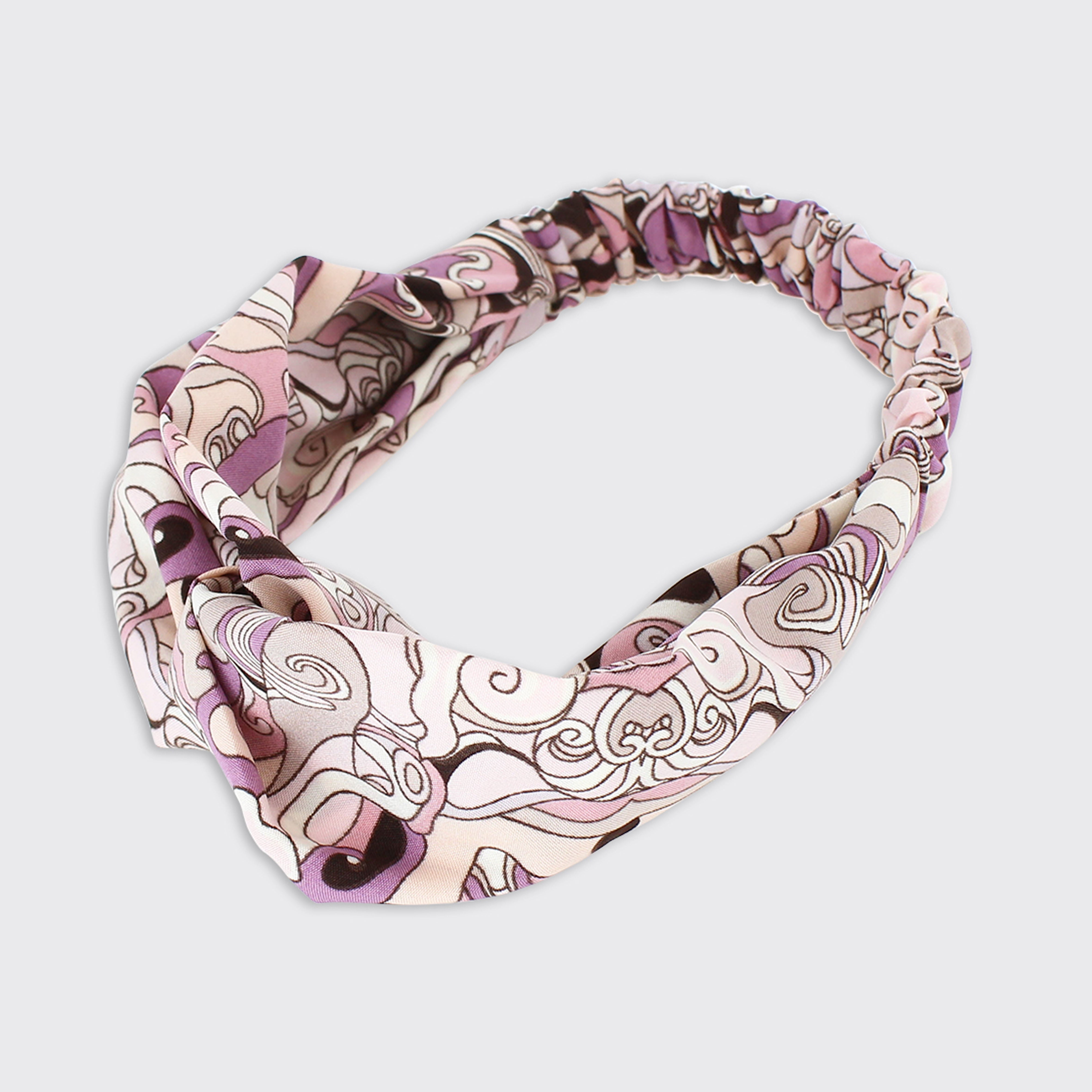 Joni Retro Soft Headband Lilac - Millie Mae