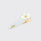 Lustre Green Flower Hair Clip - Millie Mae