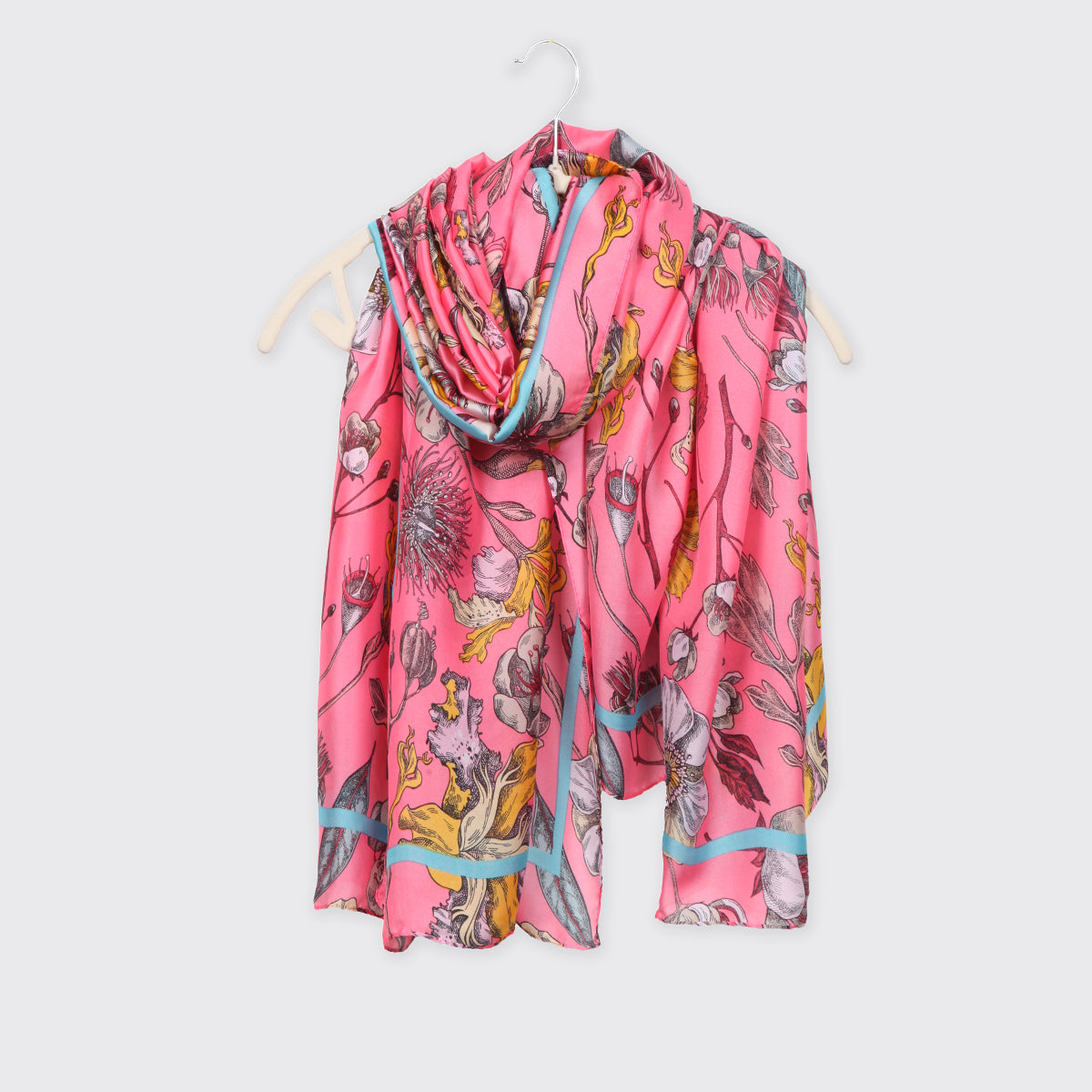 Florencia Pink Long Scarf - Millie Mae