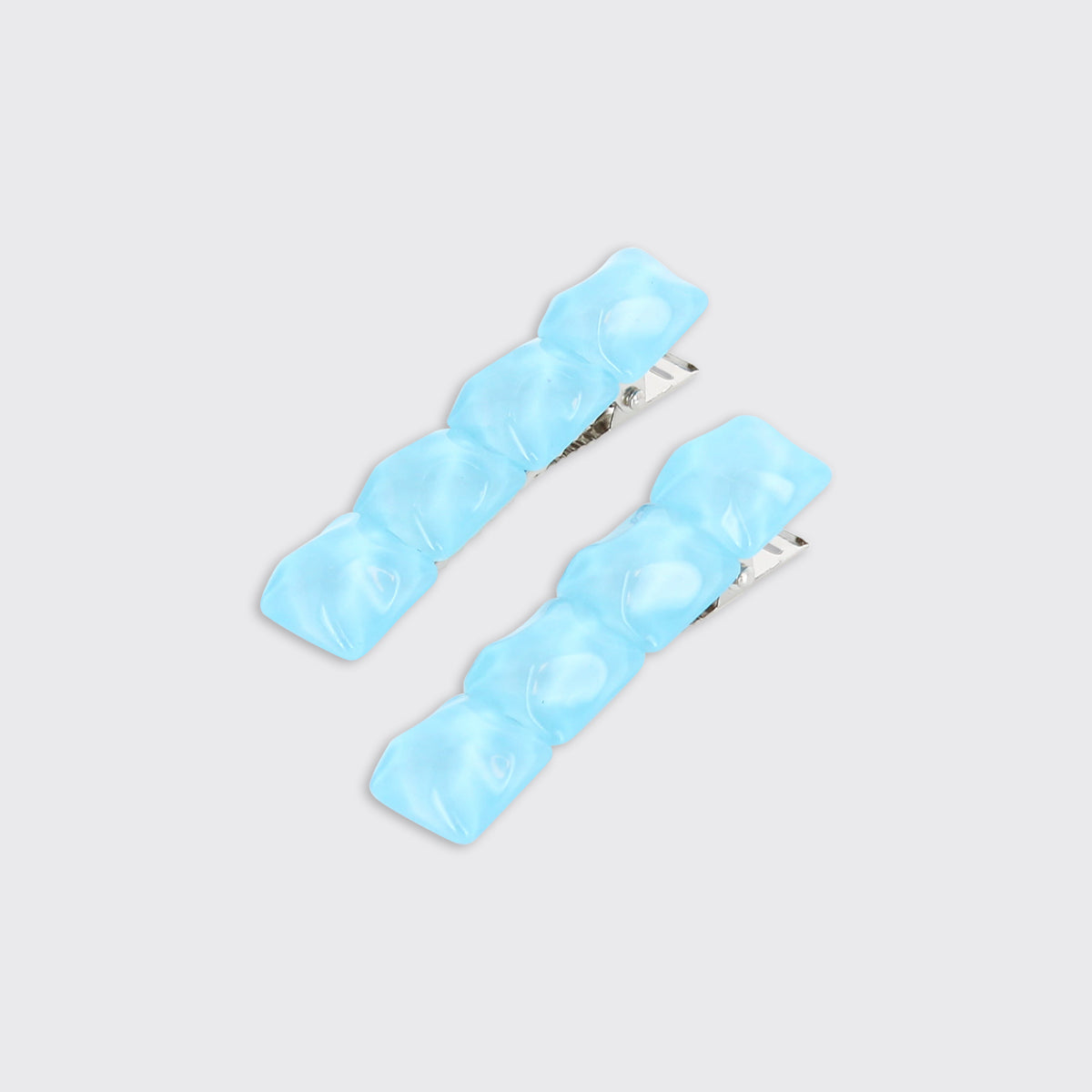 Harmony Set of 2 Blue Hair Clips - Millie Mae