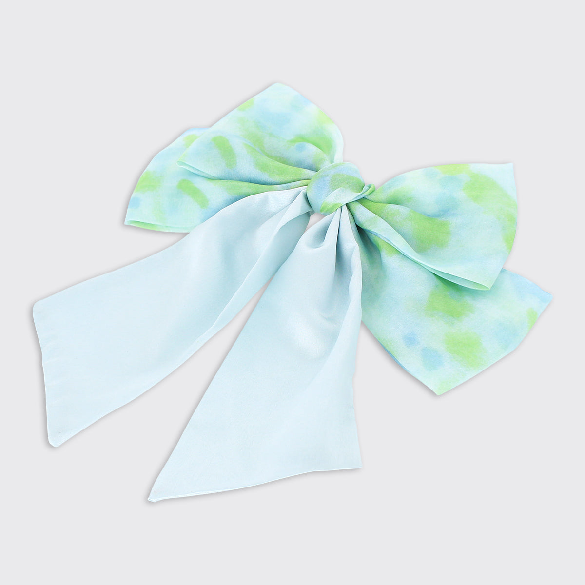 Marcie Soft Green Double Bow Hair Clip - Millie Mae