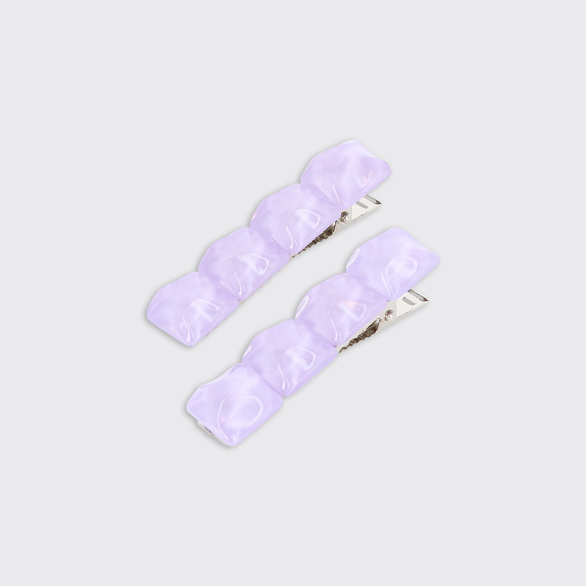 Harmony Set of 2 Lilac Hair Clips - Millie Mae