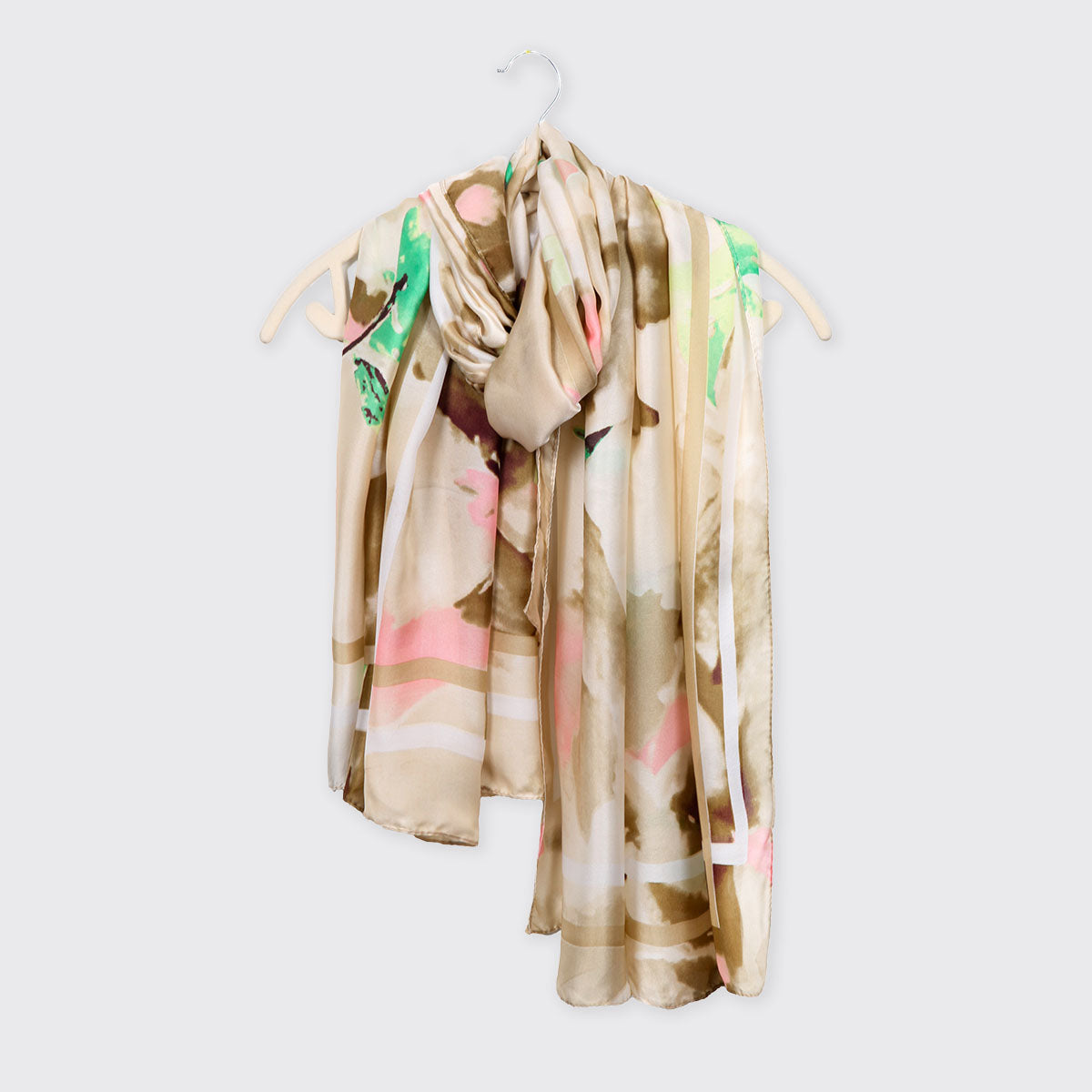 Carmen Cream Long Scarf - Millie Mae