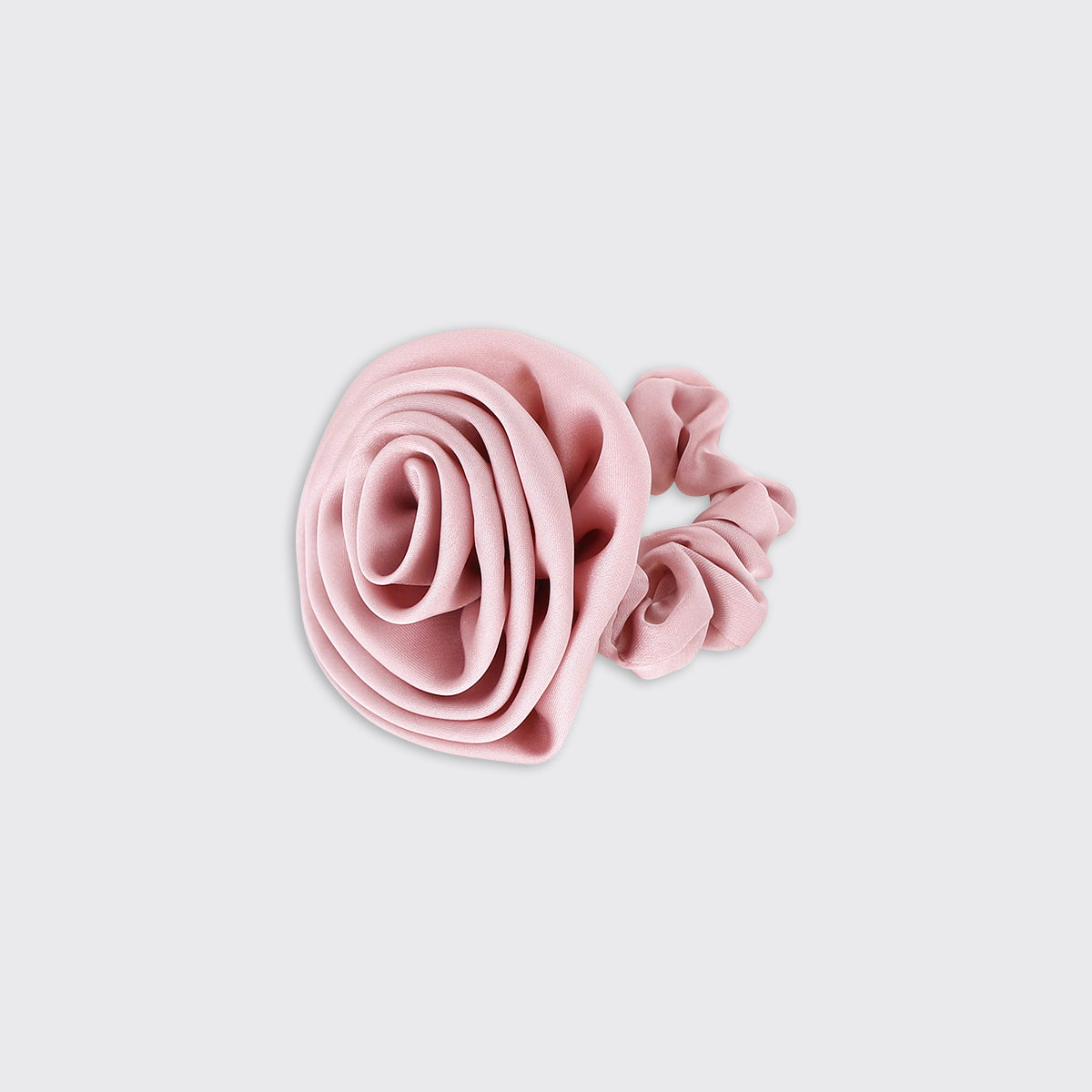 Pink Rose Corsage Scrunchie - Millie Mae