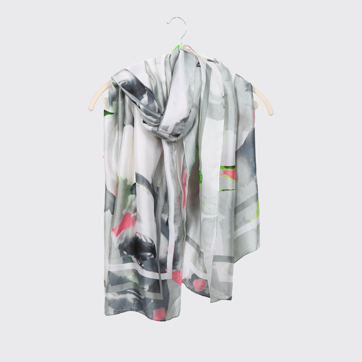 Carmen Grey Long Scarf - Millie Mae