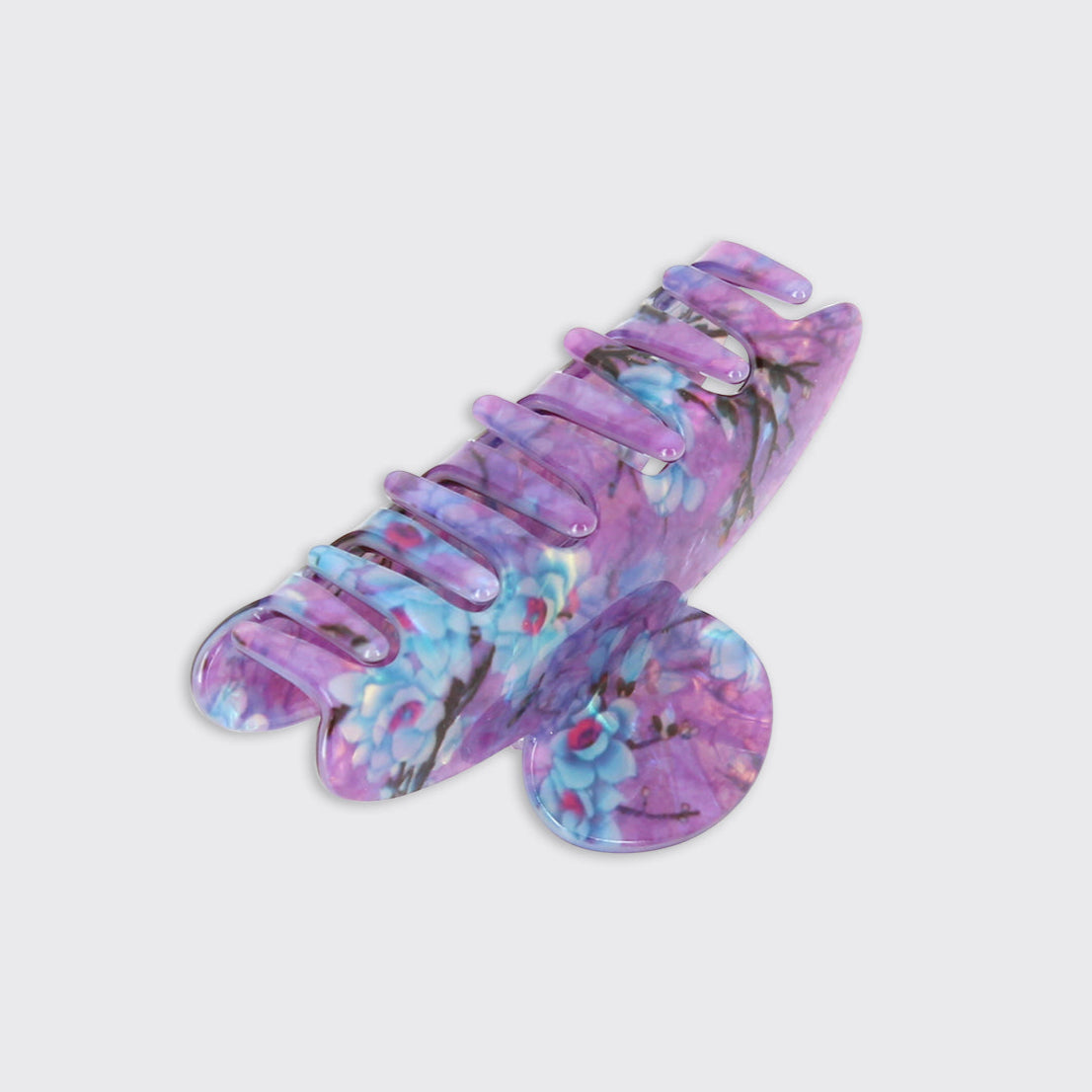 Amethyst Cherry Blossom Medium Claw Clip - Millie Mae