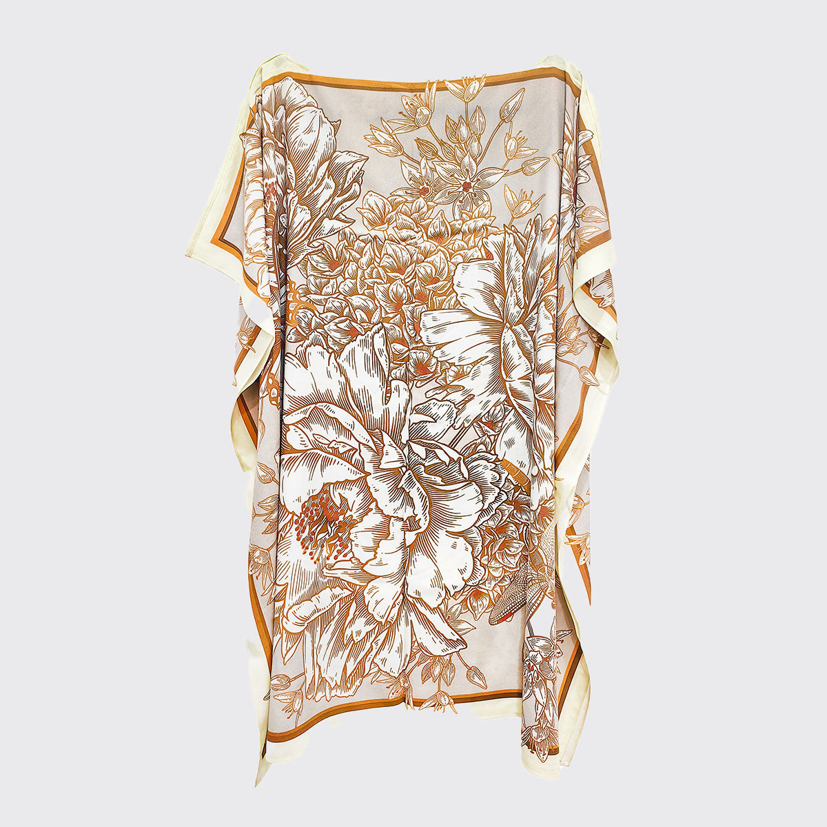 Eloise Cream Scarf Tunic - Millie Mae