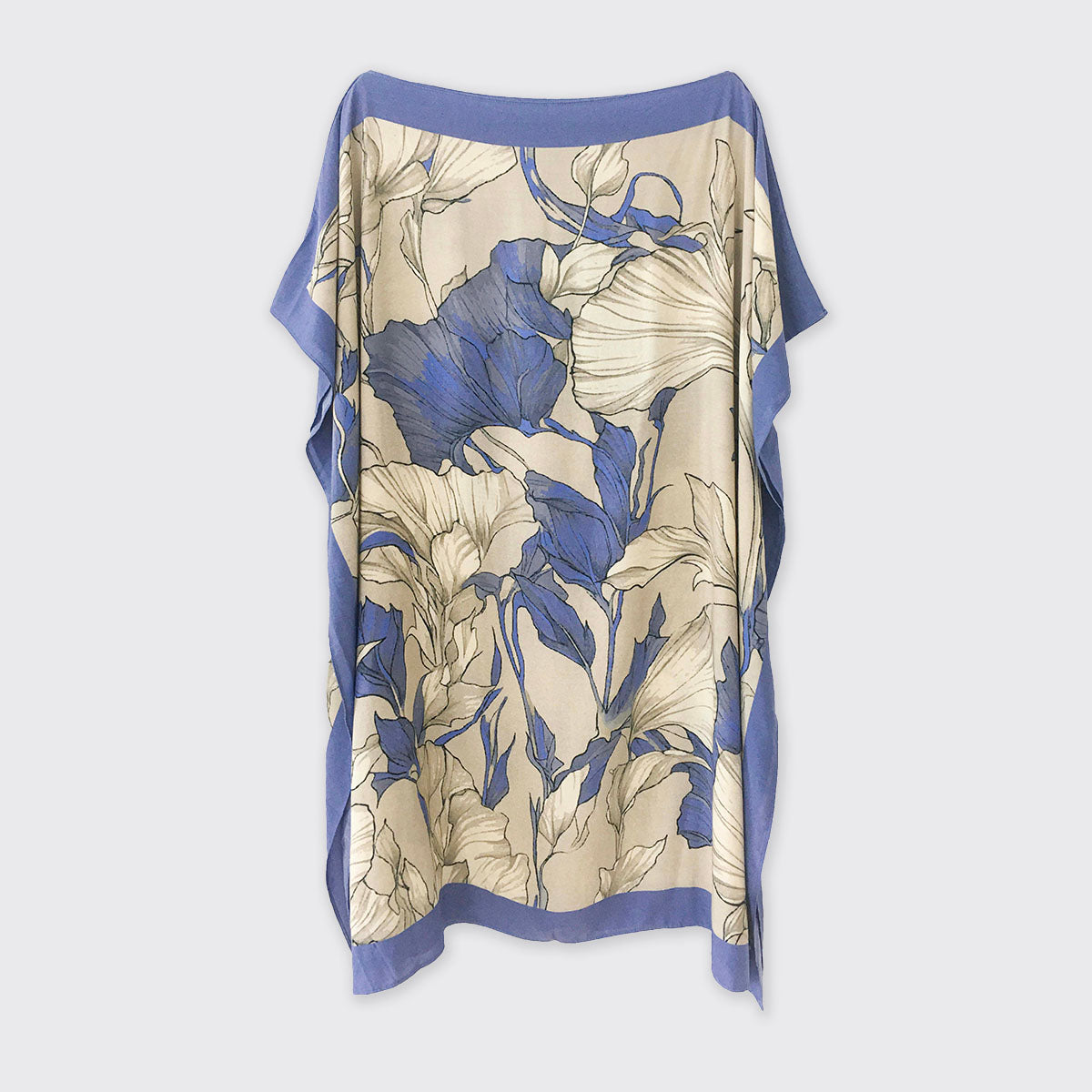 Eloise Blue Scarf Tunic - Millie Mae