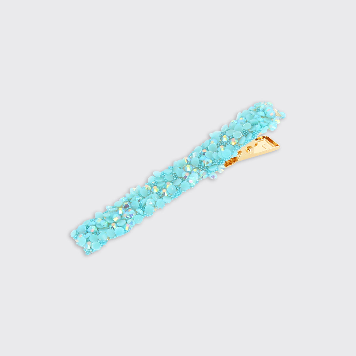 Turquoise Barrette Hair Clip - Millie Mae