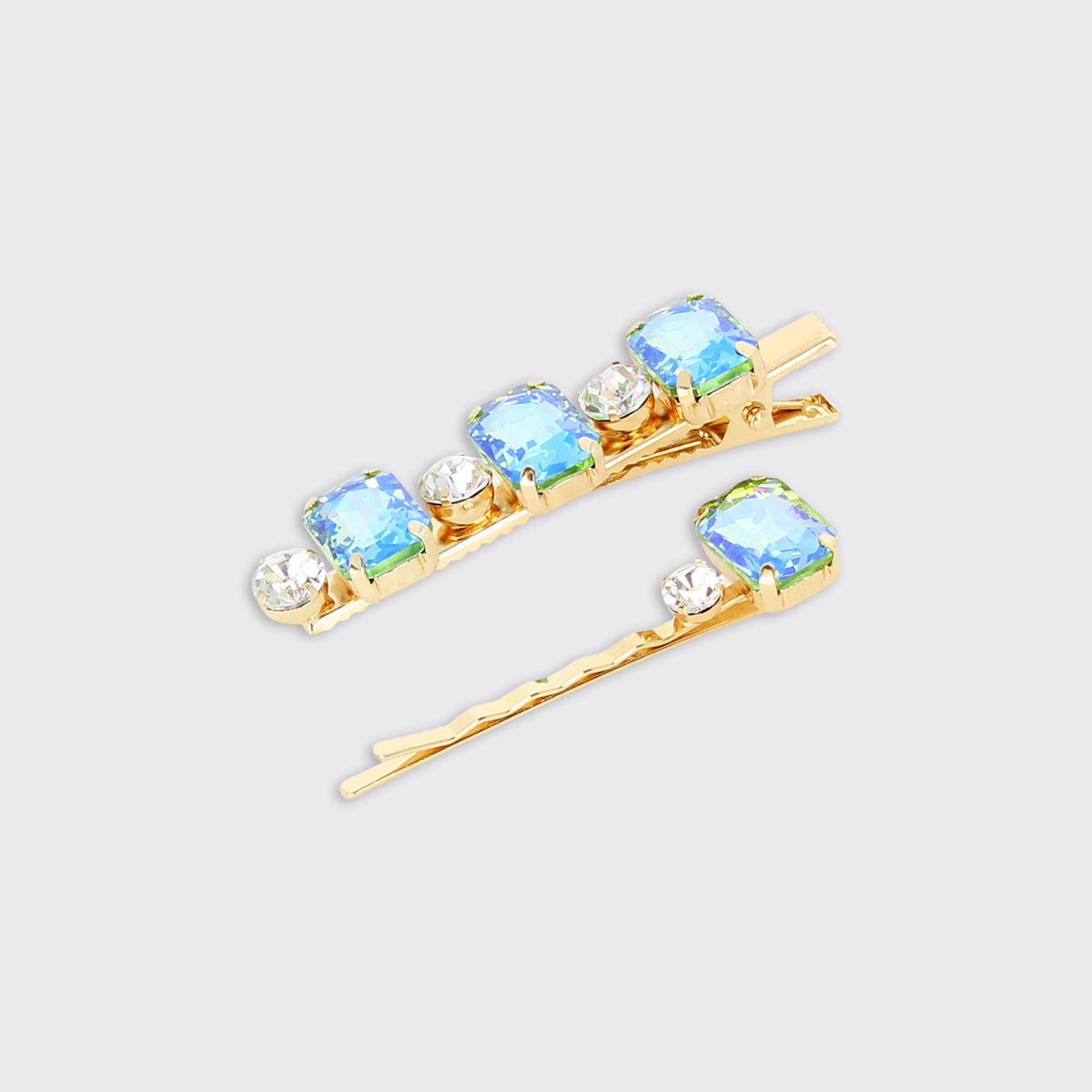 Jewelled Set of 2 Hair Clips - Millie Mae
