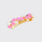 Elsie Pink Enamel Hair Clip - Millie Mae