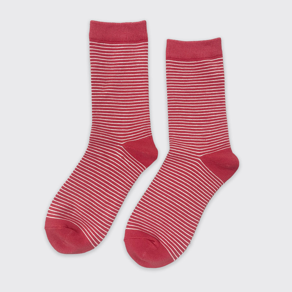 Striped Raspberry Socks - Millie Mae