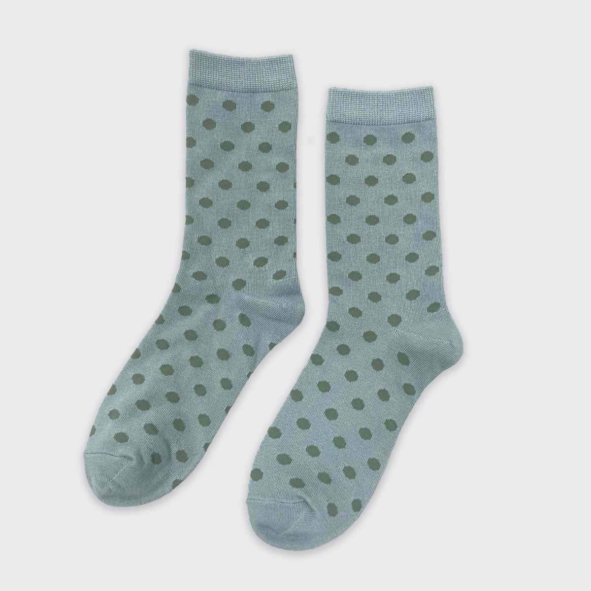 Dew Green Spot Socks - Millie Mae