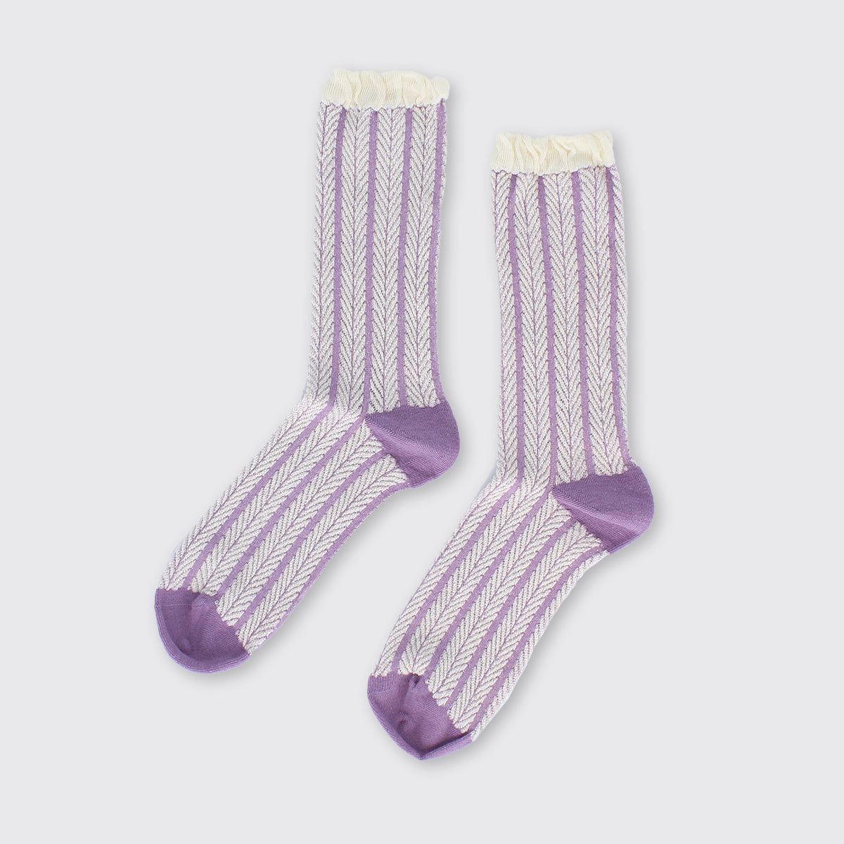 Lilac Trellis Women's Socks - Millie Mae
