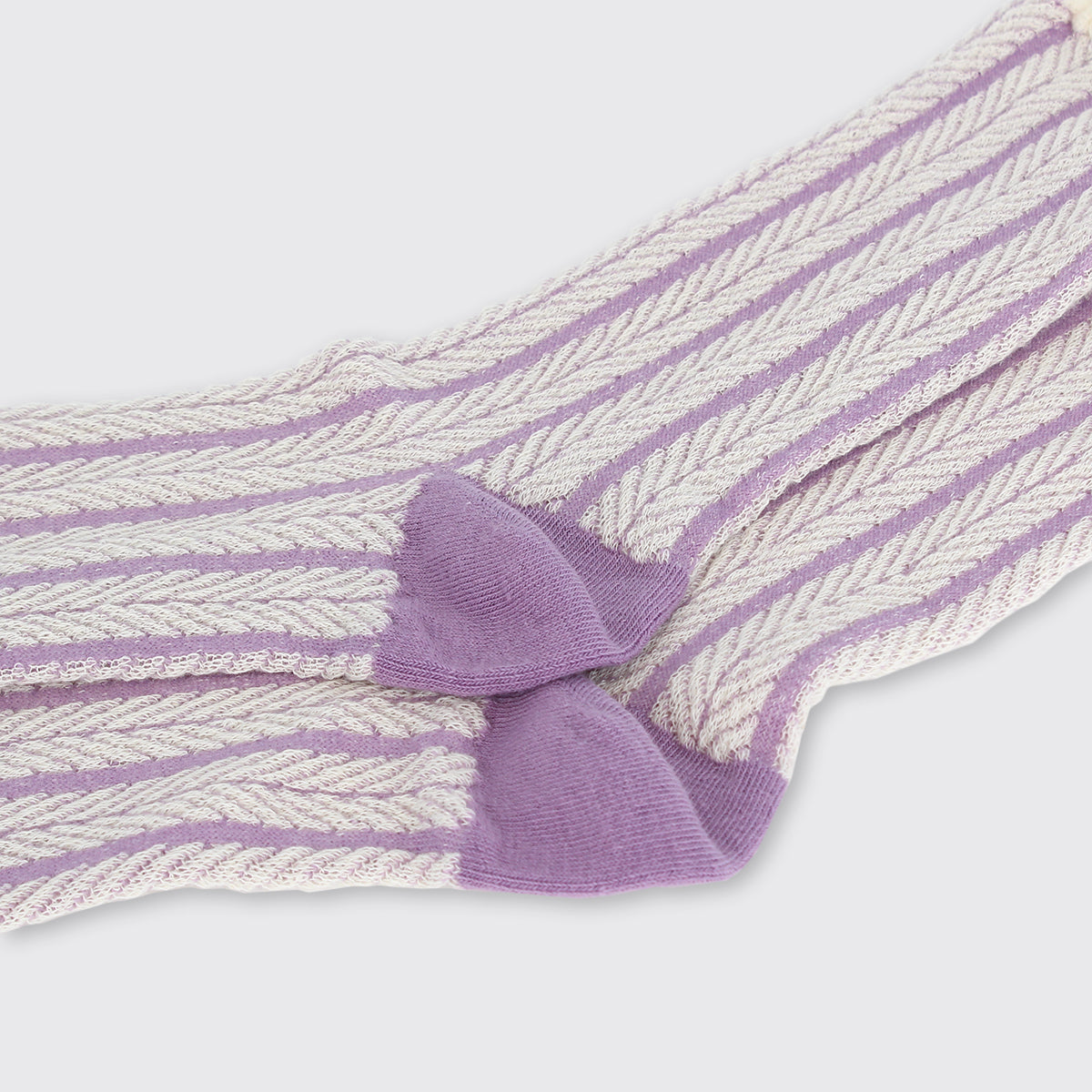 Lilac Trellis Women's Socks - Millie Mae
