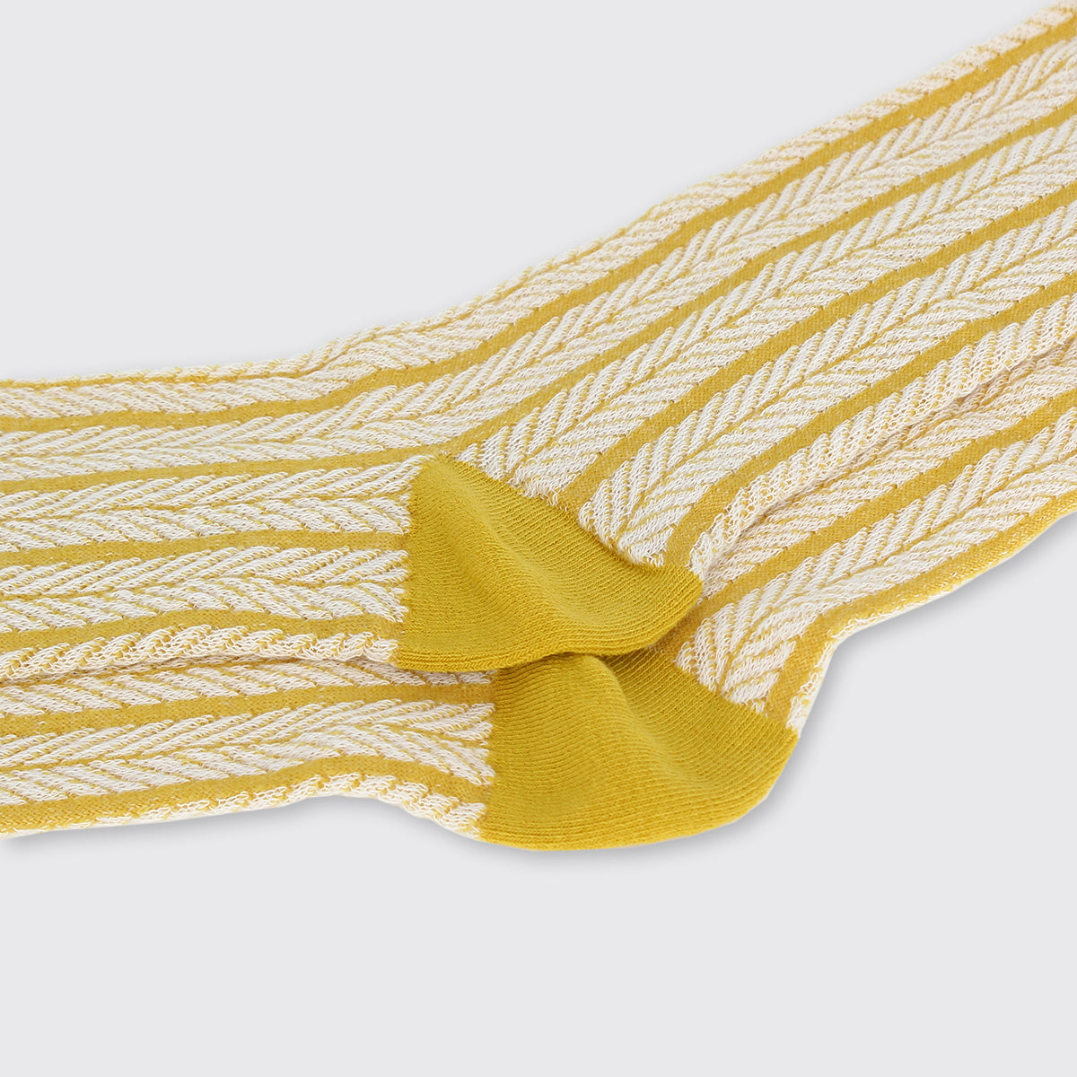 Mustard Trellis Women's Socks - Millie Mae