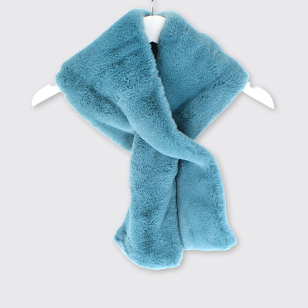 Faux Fur Push Through Scarf
