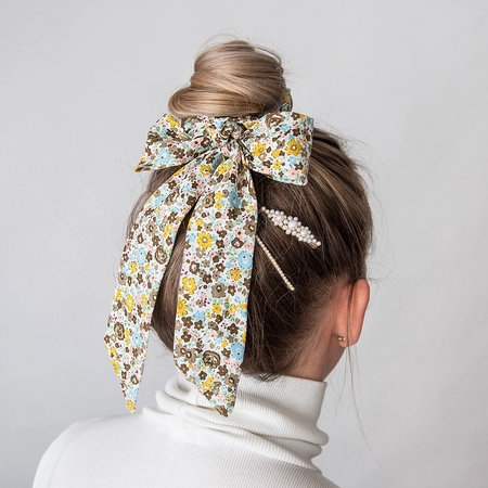 Hair Scrunchie Ponytail Ochra Mix