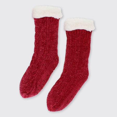 Molly Chenille Slipper Socks